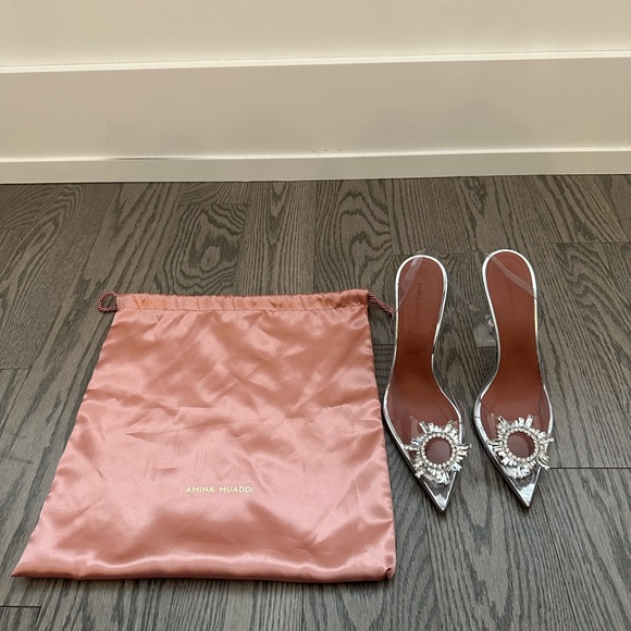 SOLD! AMINA MUADDI BEGUM PVC SLINGBACK - Picture 4 of 9